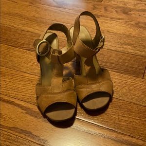 Franco Sarto confortable nude heels